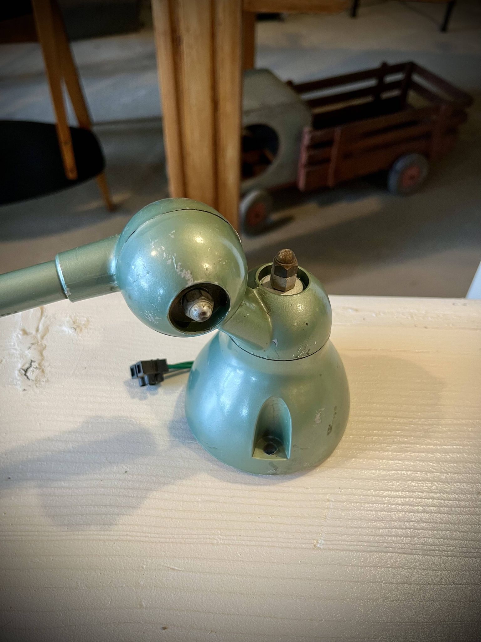 Old Jielde lamp with 2 arms