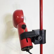 70s Red Table Lamp fully adjustable