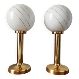 Paire de lampes boules, 1970