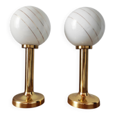 Paire de lampes boules, 1970