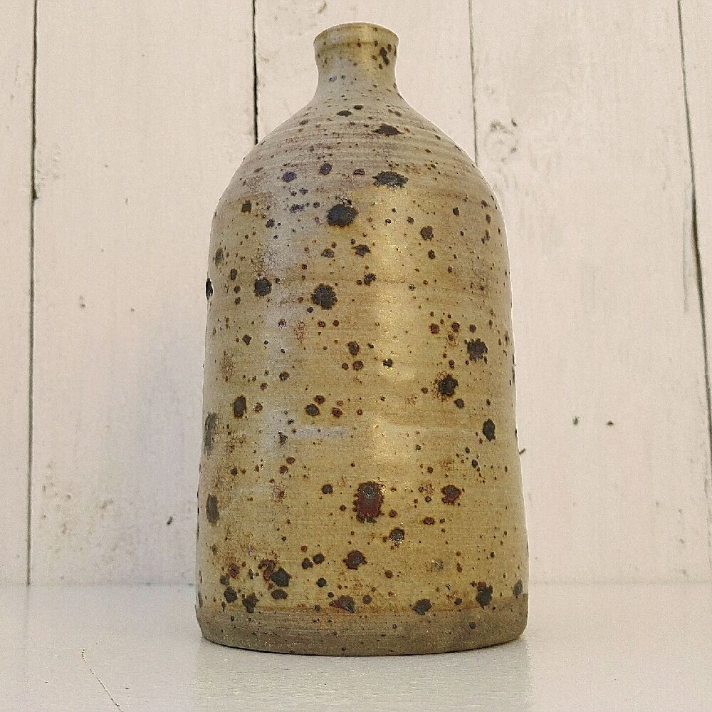 Bottle in sandstone pyrity vintage trendy decoration