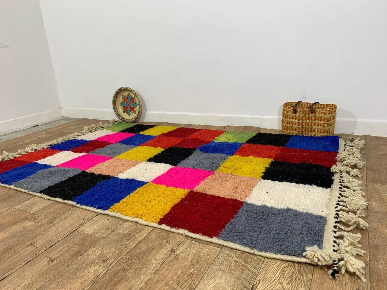 Handcrafted Moroccan Berber Rug 236 X 155