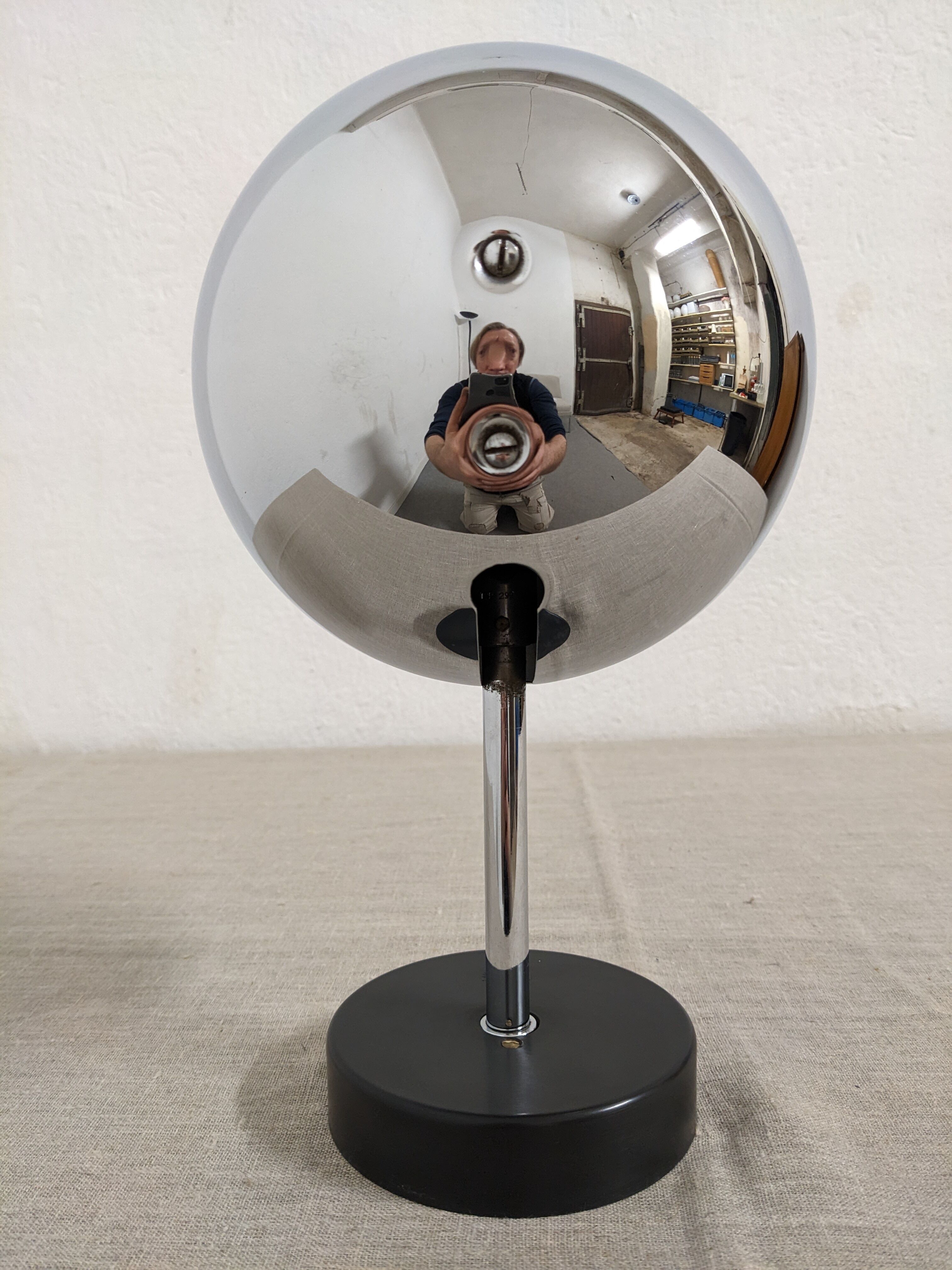 Series of 4 wall lights eye ball XL by Staff Leuchten years 60/70