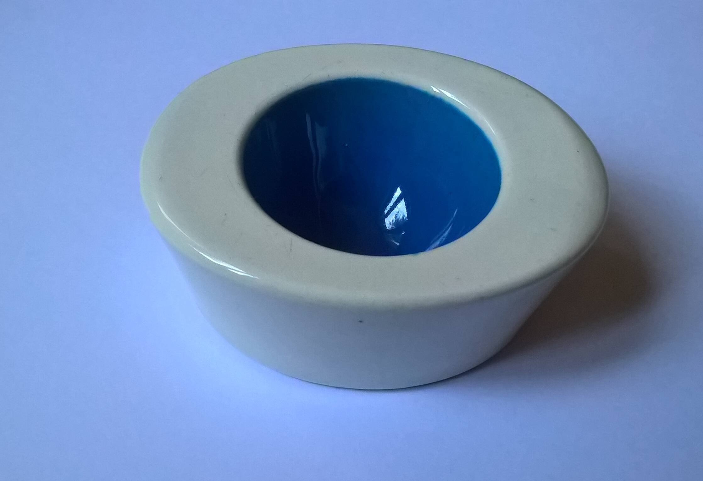 Minimalist vintage egg cup Faience de Gien