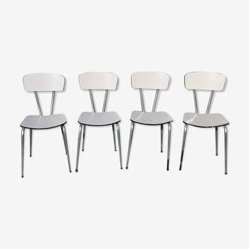 White formica chairs