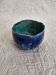Coupelle artisanale vintage bleue