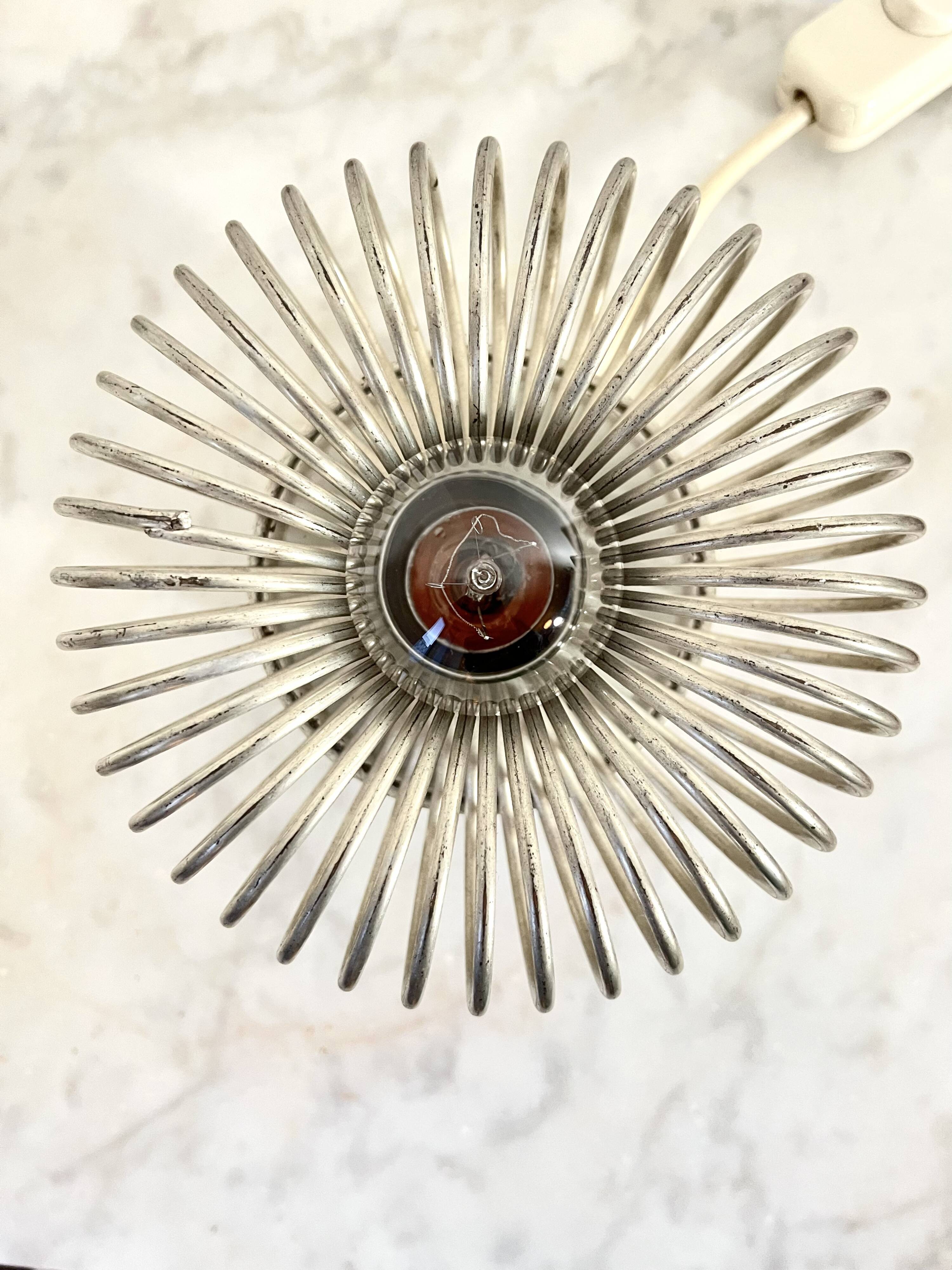 Vintage Philippe Rogier Spring Lamp, 1970s – Luminox / Gallery Oxar, Paris