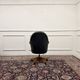Classic English Chesterfield Desk Chair Black