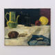Painting 1954 "Still life" signed L.Bonamy