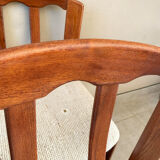 Set of 4 Danish chairs, 60s teak
