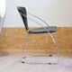 Linda chair in metal and leather by arrben