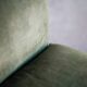 Vintage suede leather armchair, Italy, 1970s