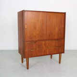 Mid- century modern  teak bookcase, cabinet, 1960 Denmark