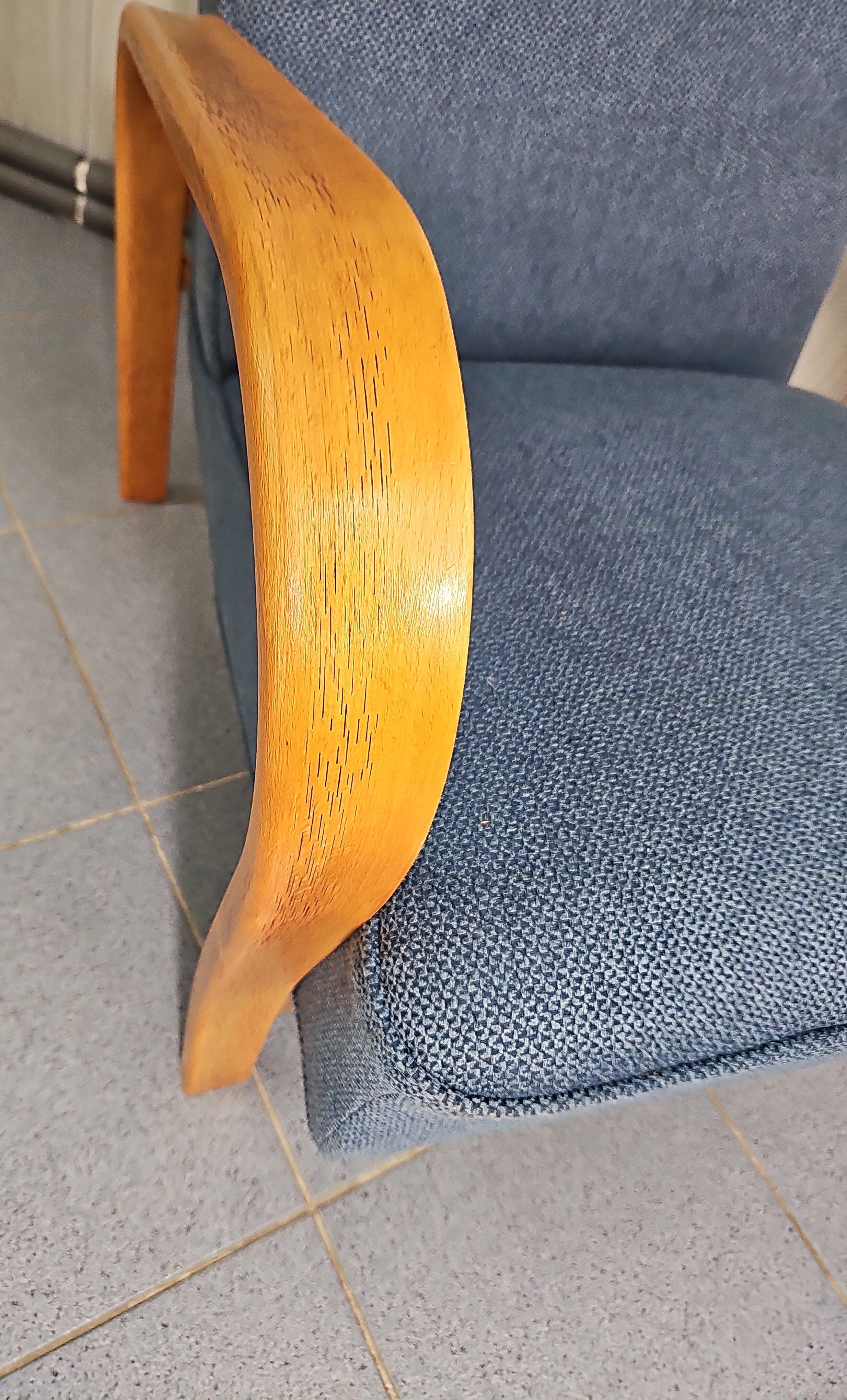 Pair of armchairs designed by K. Koželka & Antonín Kropáček for  Interier Praha Czechoslovakia 1950.
