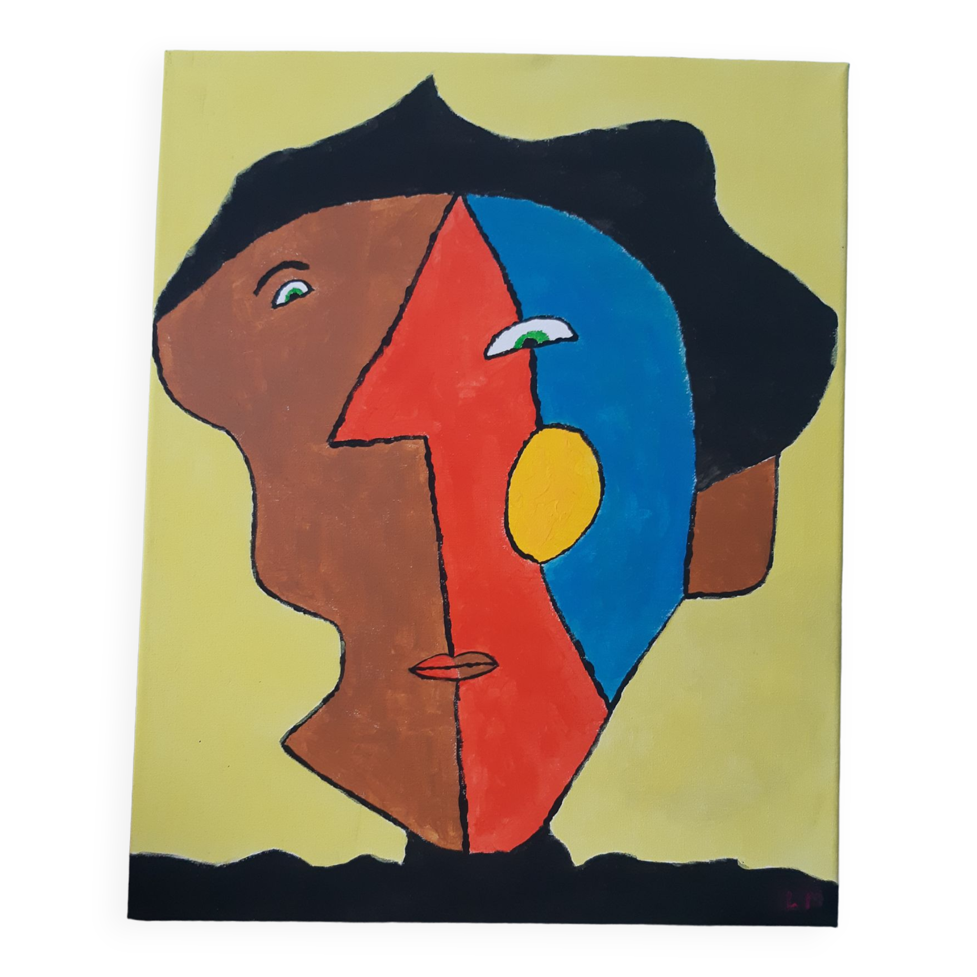 Abstract face painting