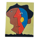 Abstract face painting