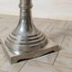 XXL vintage Art Deco candlestick - Chrome brass - Classic shape - Italy 1930s