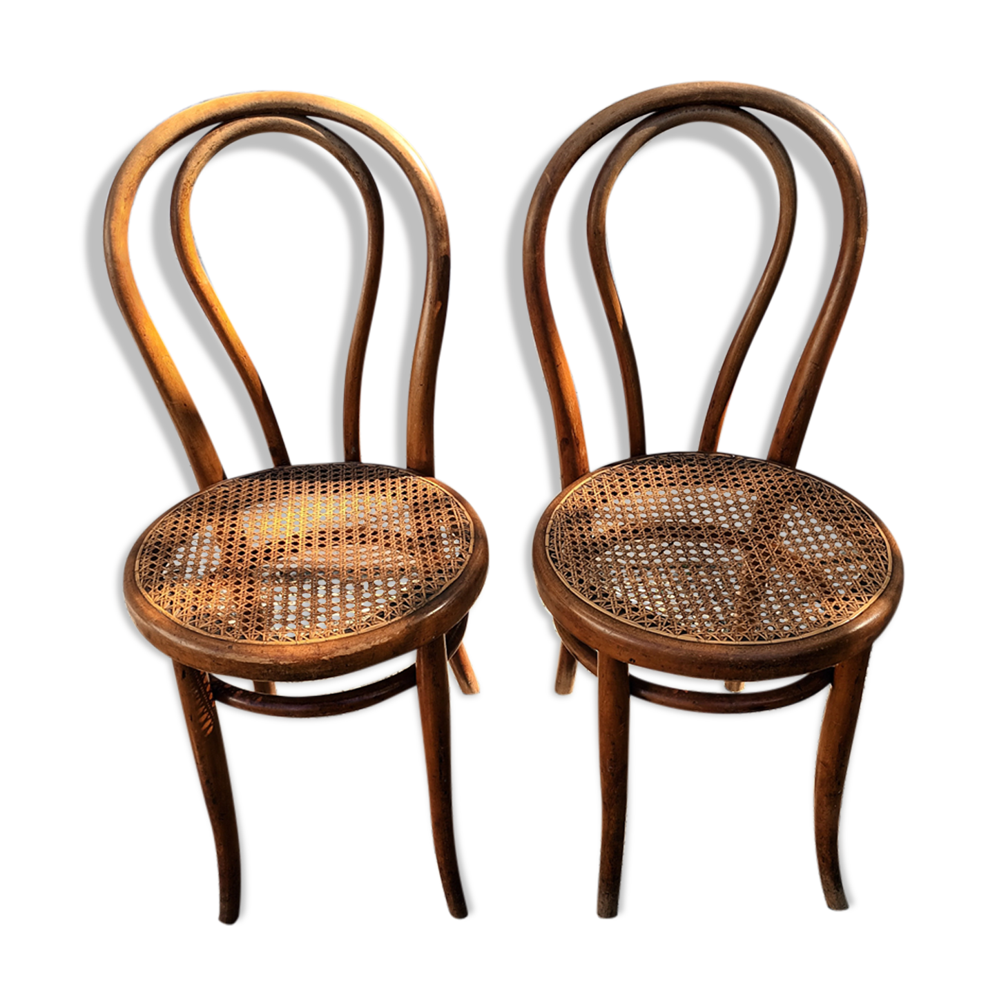 Canned chairs Thonet