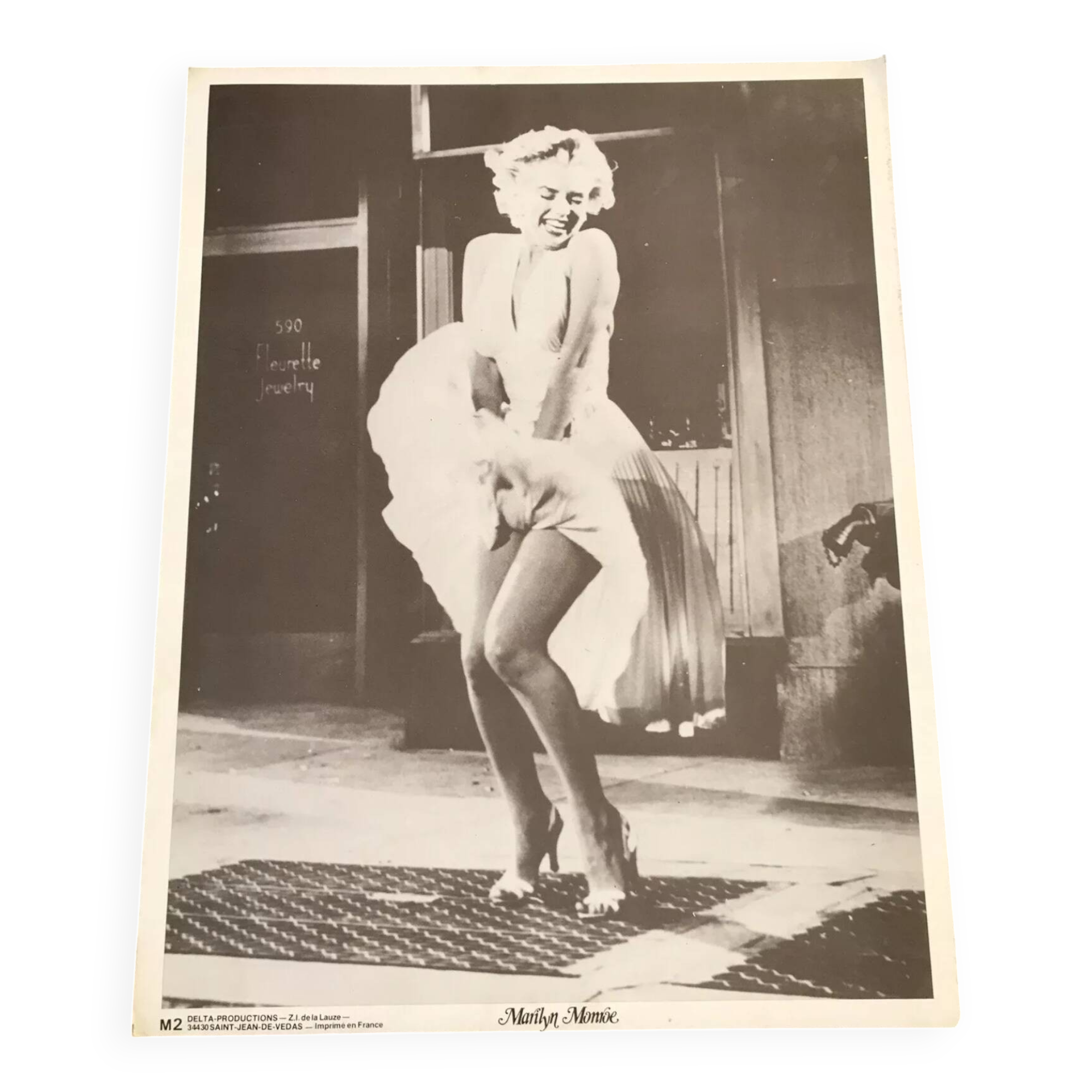Poster, vintage photograph poster MARYLIN MONROE, M2 Delta-Productions