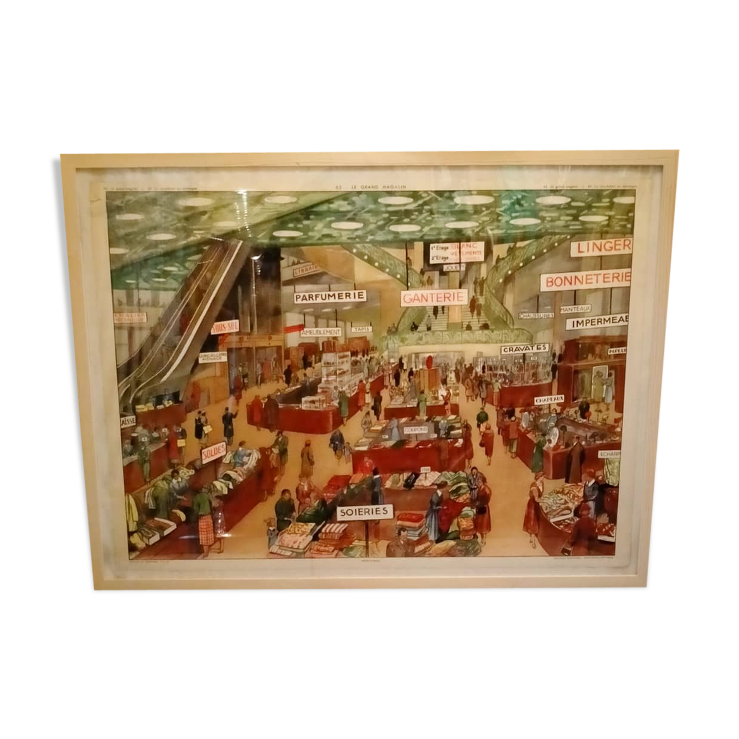 Vintage school poster