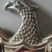 Door knocker/American bald eagle. Made of solid brass. Dimensions 15 x 10.