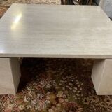 Travertine coffee table from the 70s