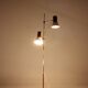 1970s chrome & metal adjustable floor lamp, czechoslovakia