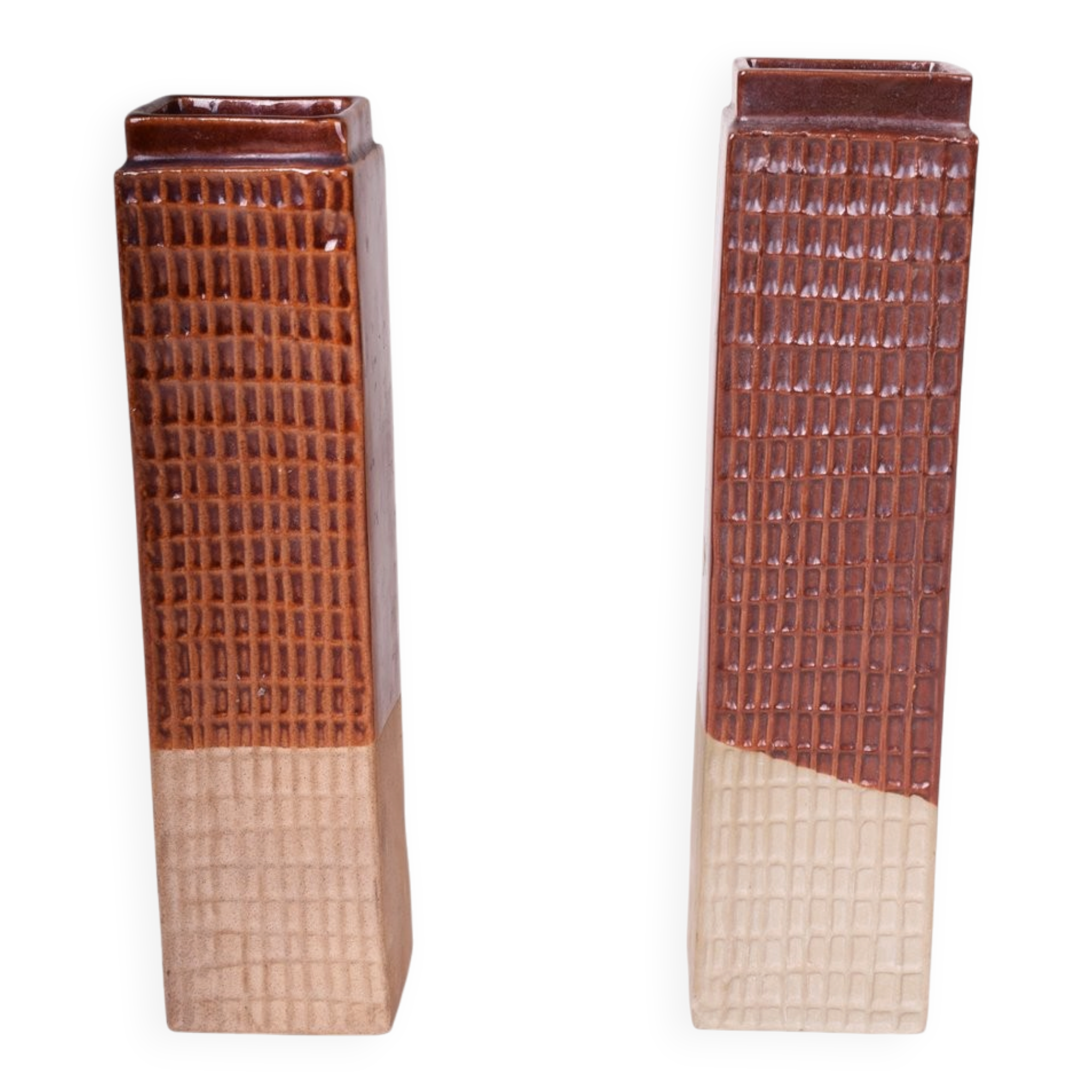 Mid-Century Vases in Ceramic by Kramika Horní Bříza, Czech, 1970s, Set of 2