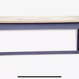 Solid oak farm table