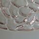 Vintage pendant lamp, glass and chrome, Belgium 1960