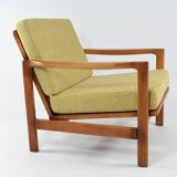 Fauteuils BZ jaune chiné