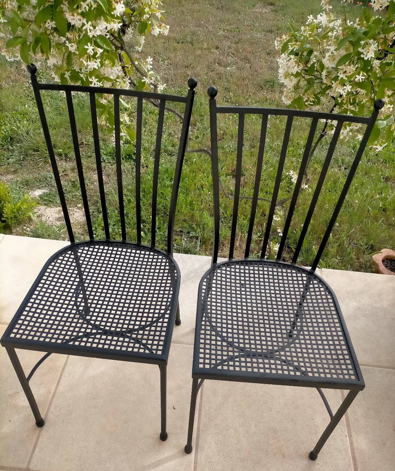 Iron chairs