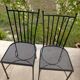 Iron chairs