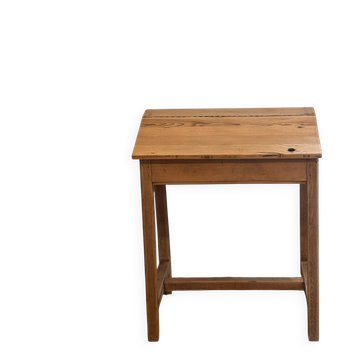 Antique wooden school desk - desk