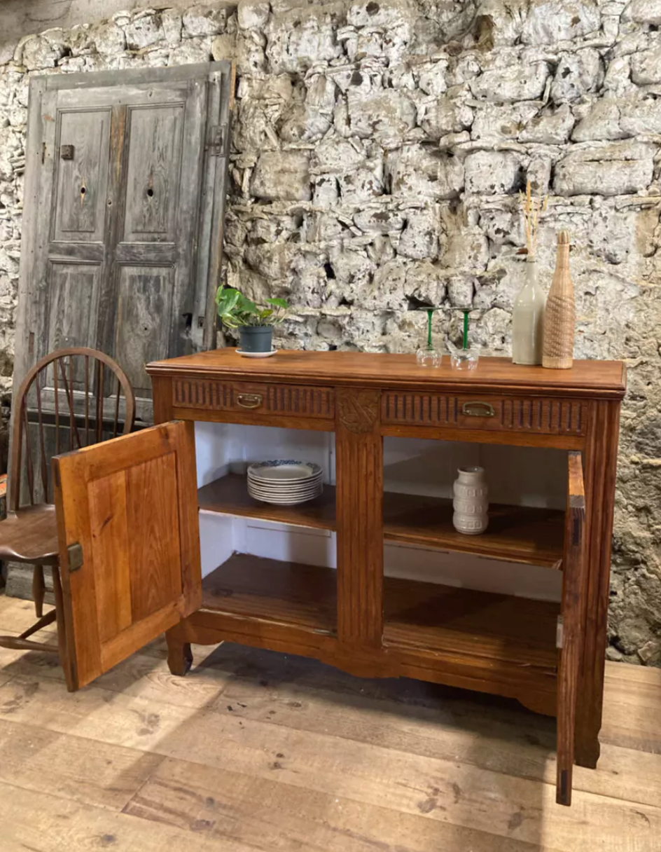 Parisian art deco wooden sideboard