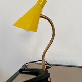 Old lamp cocotte design year 50 yellow