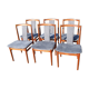 Ensemble de six chaises, Danemark, années 1960
