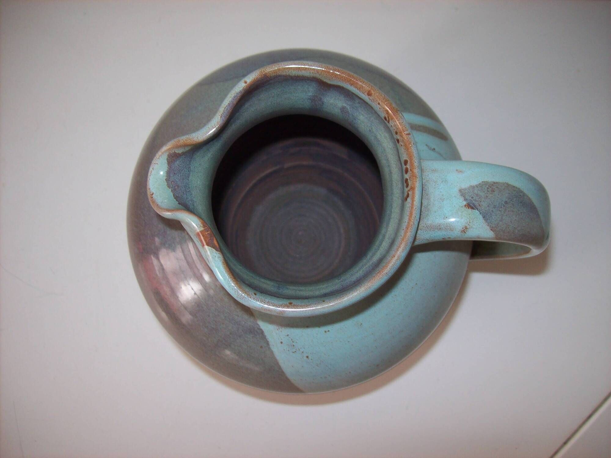 Ceramic jug signed Paturel