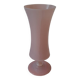 Powder pink opaline vase