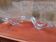 Pair of crystal cups/candle holders by Daum