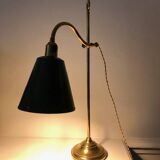 Old desk lamp, brass workshop