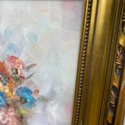 Tableau huile sur toile bouquet