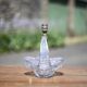 vintage crystal lamp, opalescent lamp base, bedside lamp, crystal table lamp, decoration