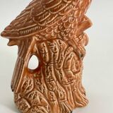 Vintage ceramic sculpture Parrot