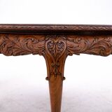 Antique, carved table, Western Europe, around 1910.