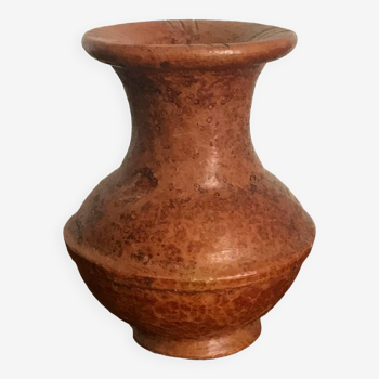 Handcrafted terracotta vase