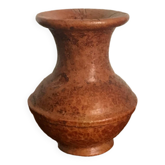 Handcrafted terracotta vase