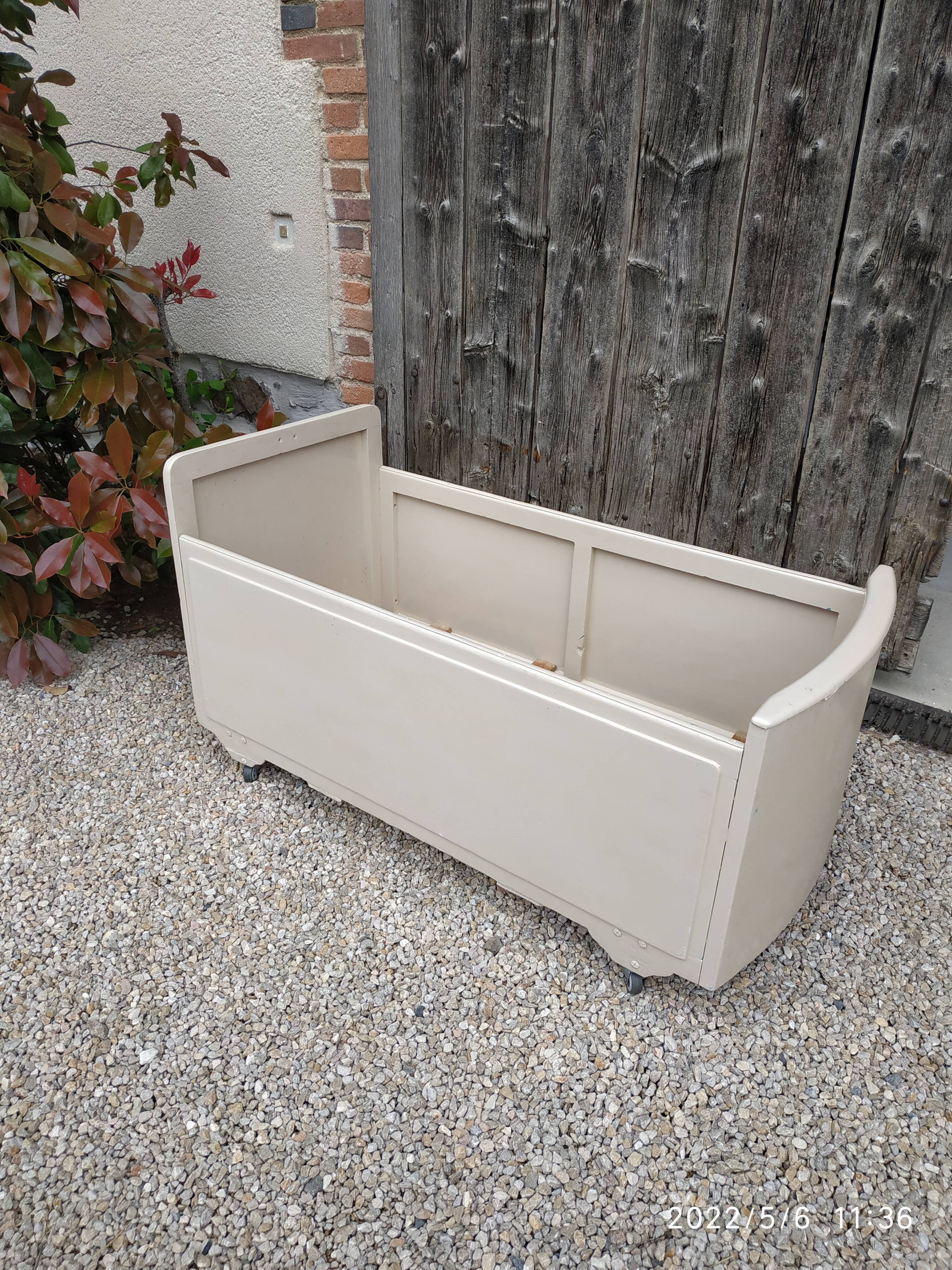 Wooden children's bed