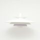 White Scandinavian Form Light lamp, 1970s