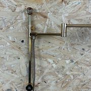 60s 70s wall lamp articulated brass Relco Made in Italy Design